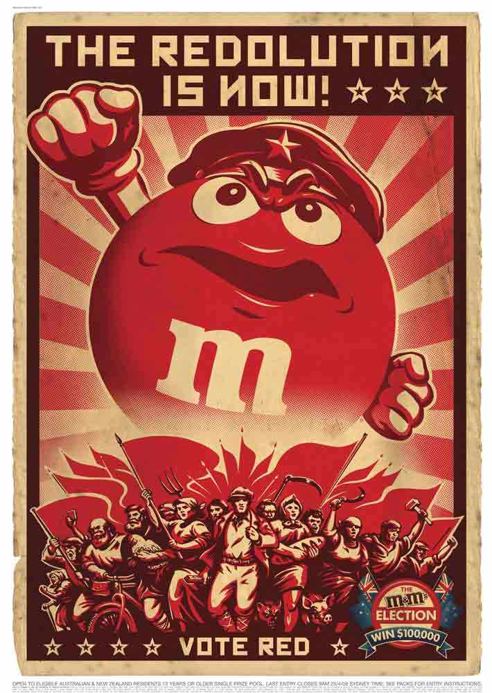 M&Ms 2008 Ad Campaign: The Redolution Is Now!