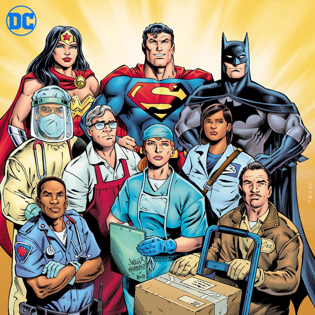 DC Comics Poster - The World Is Filled With Heroes
