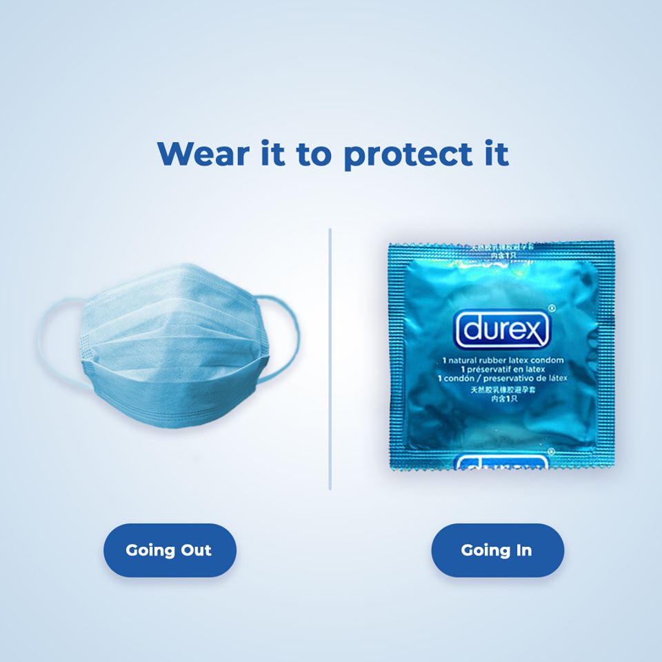 Durex Ad: Face masks | Condoms