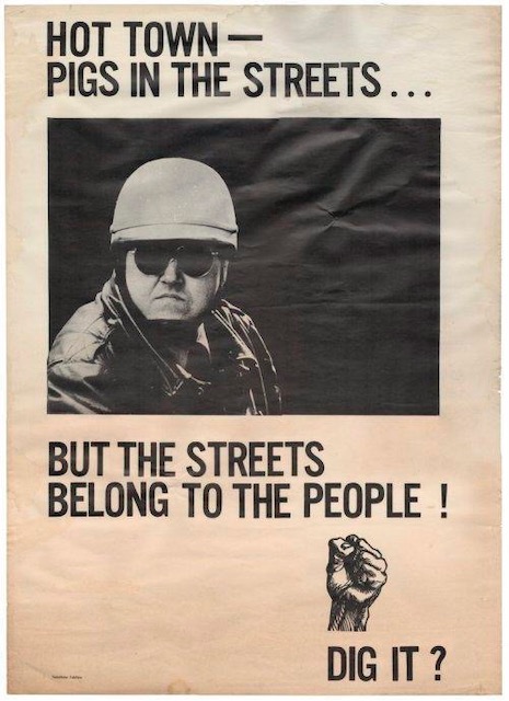Propaganda Poster: Hot Town--Pigs In The Streets