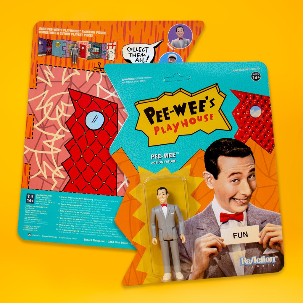 Pee Wee's Play House Reaction Figures - Pee Wee