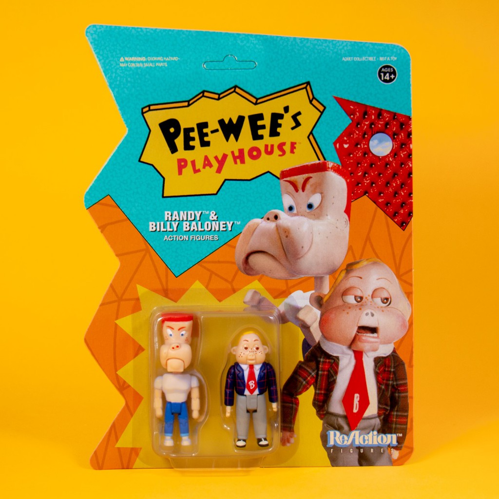 Pee Wee's Play House Reaction Figures - Randy and Billy Baloney