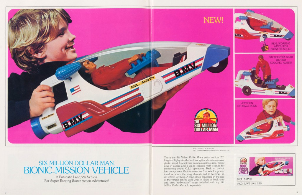 Six Million Dollar Man Toys Ad