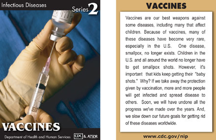 Infectious Disease Trading Cards - Series 2 - Vaccines
