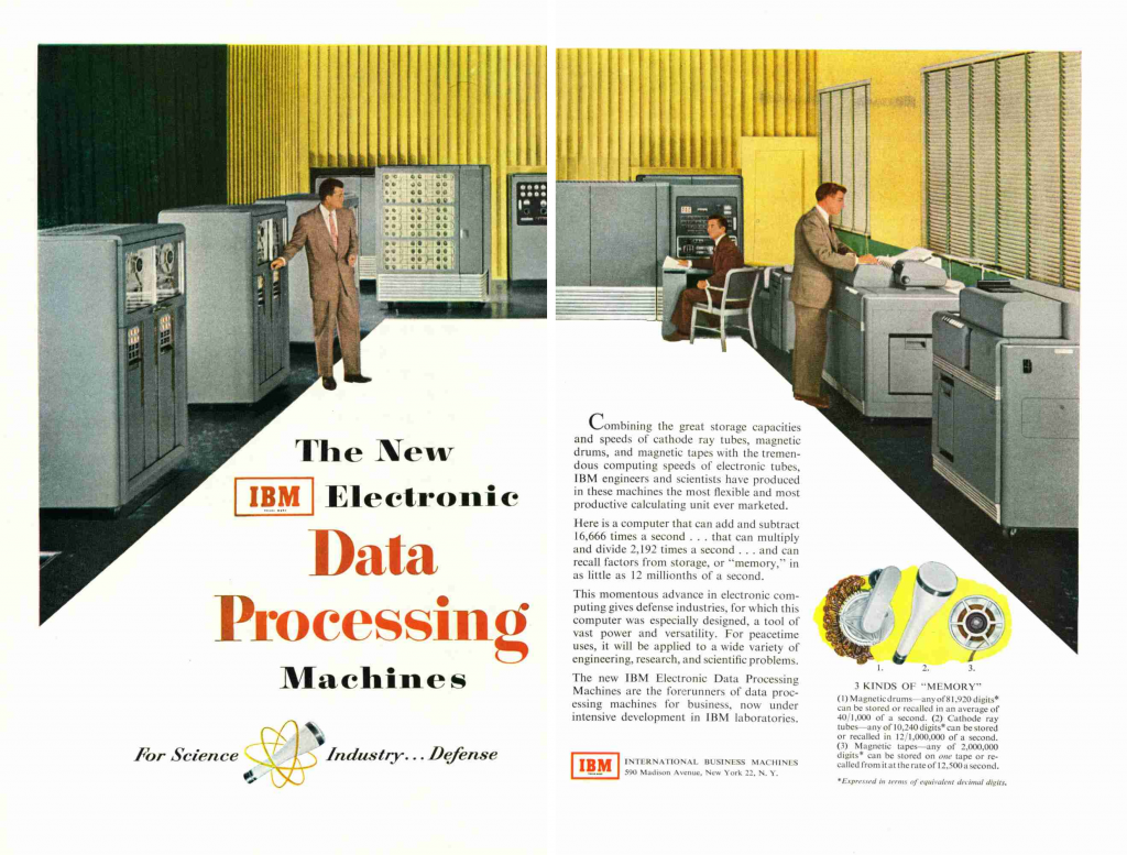 1953 Ad for the IBM 701