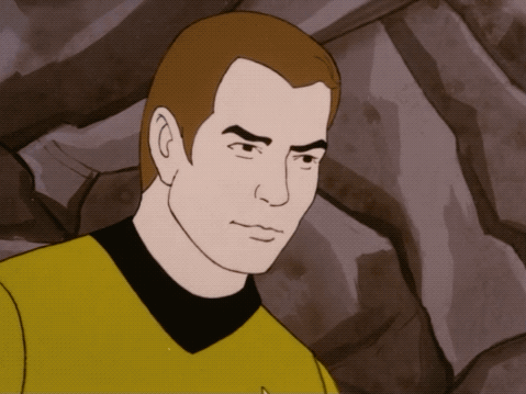 Captain Kirk Animated GIF