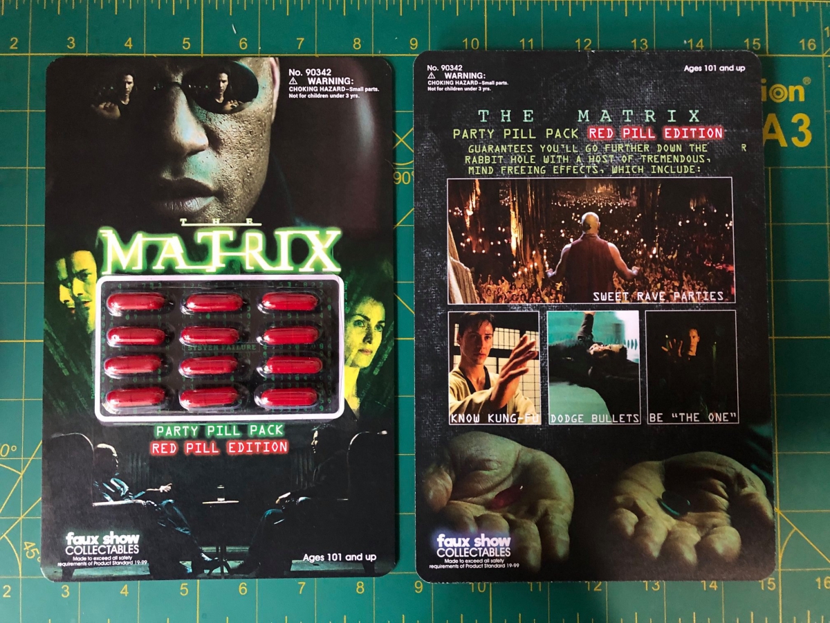 The Matrix Party Pack – Red Pill Edition – Brian.Carnell.Com