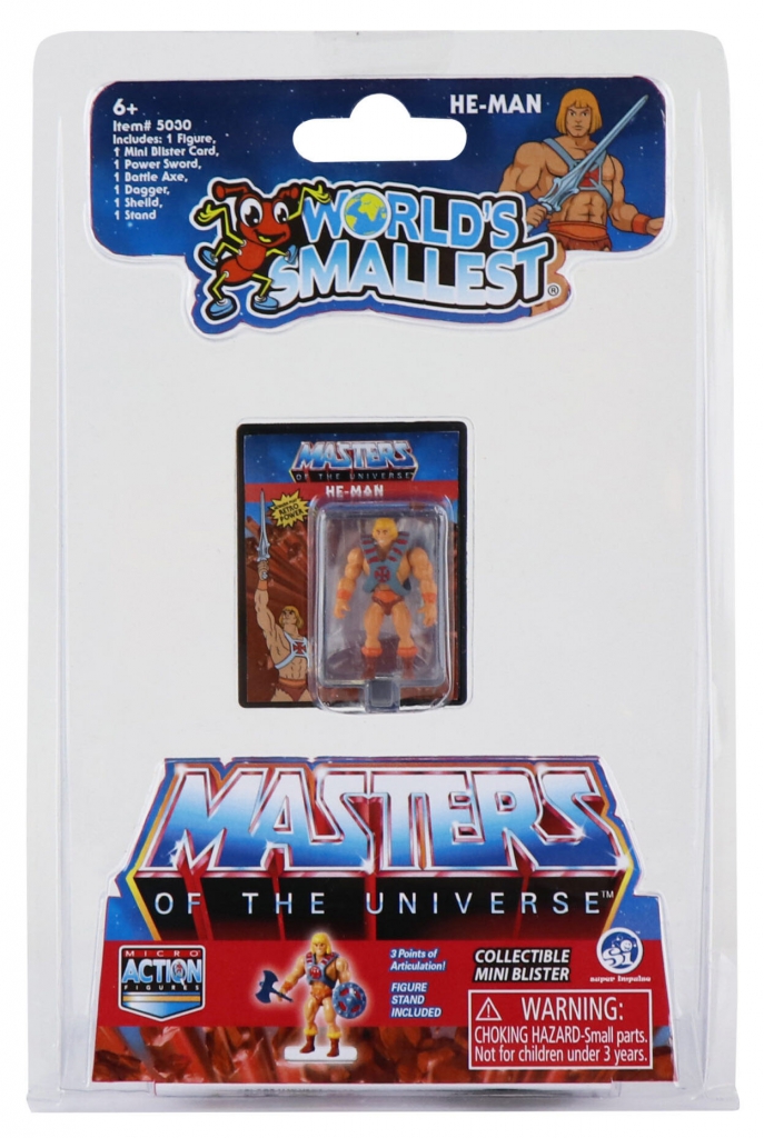 World's Smallest Masters of the Universe Micro Action Figures - He-Man