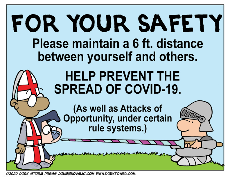 Dork Tower COVID-19 Poster