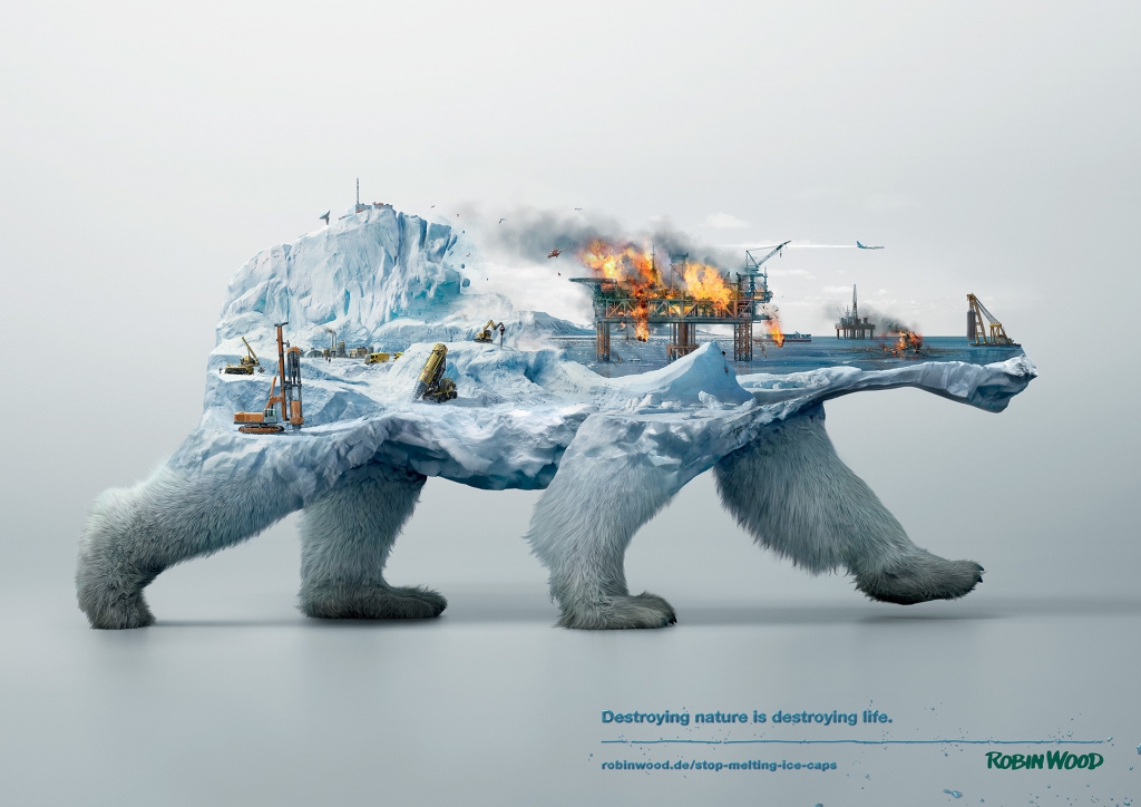 Robin Wood Environmental Poster - Polar Bear