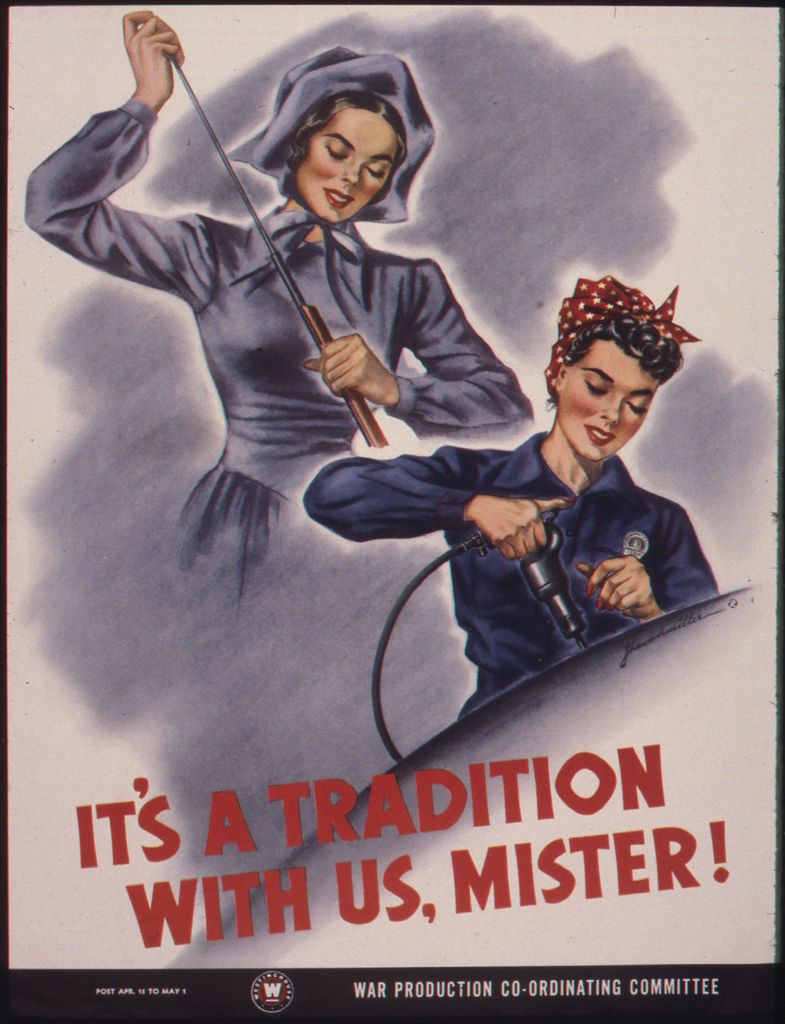World War II Propaganda Poster - It's A Tradition With Us, Mister!
