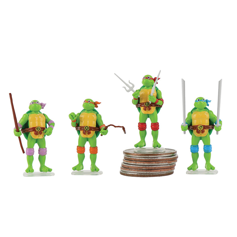 World's Smallest Teenage Mutant Ninja Turtles Micro Action Figures