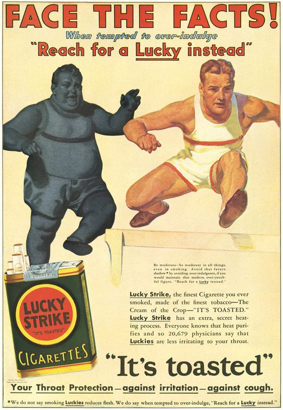 Face The Facts - Lucky Strikes Cigarette Ad