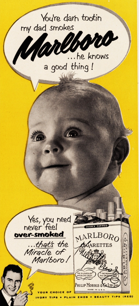 Marlboro Baby Ad Campaign, 1951