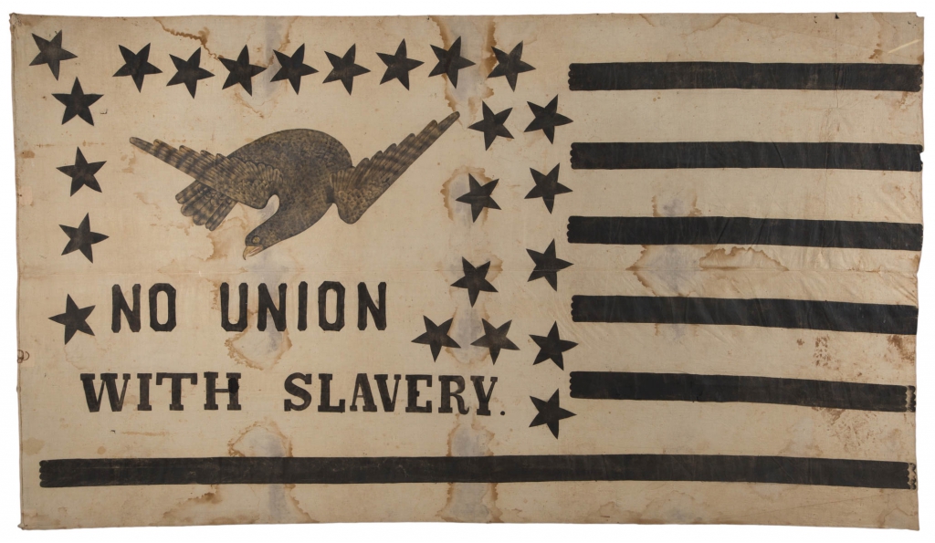 No Union With Slavery - Abolitionist Flag