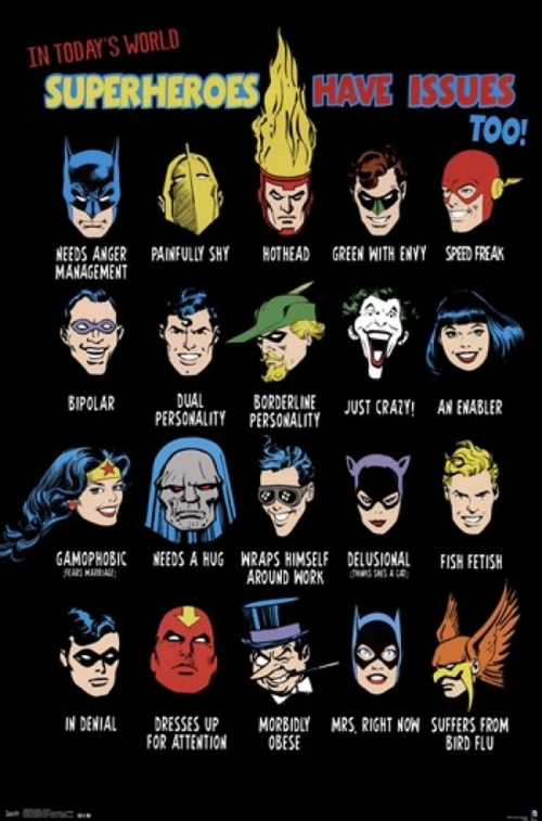 Superheroes Have Issues Too! T-Shirt