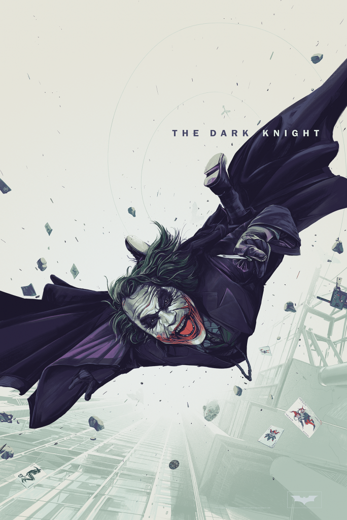 The Dark Knight Variant Movie Poster by Oliver Barrett