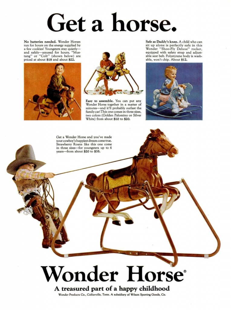 Wonder Horse Ad, 1966