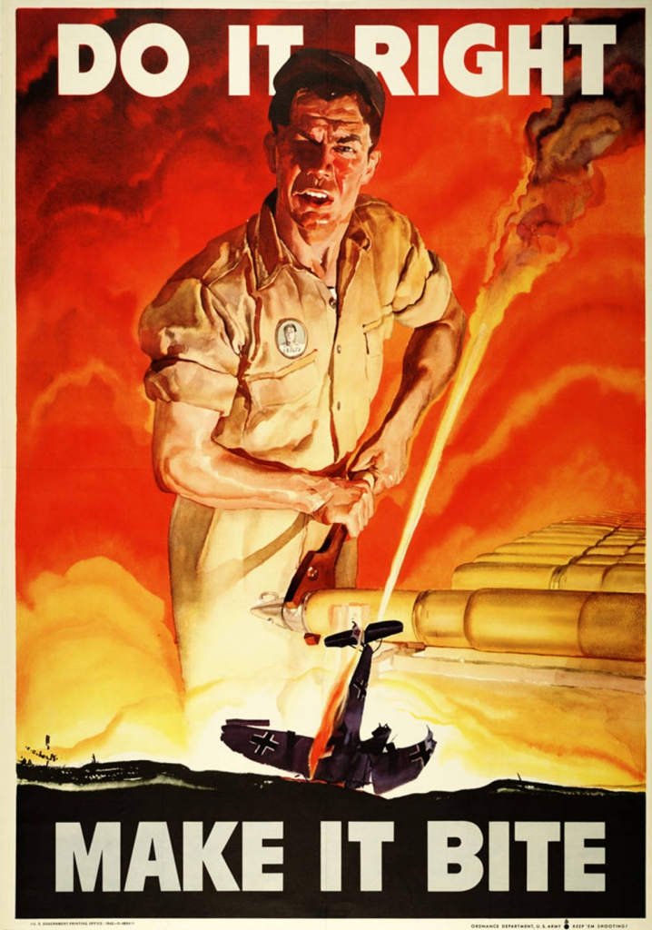 World War II Propaganda Poster - Do It Right. Make It Bite.