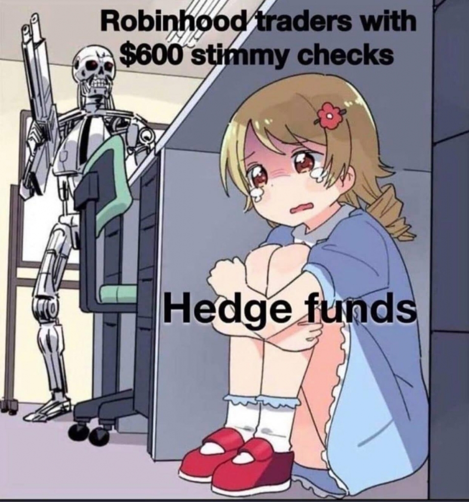 Robinhood Traders vs. Hedge Funds Meme