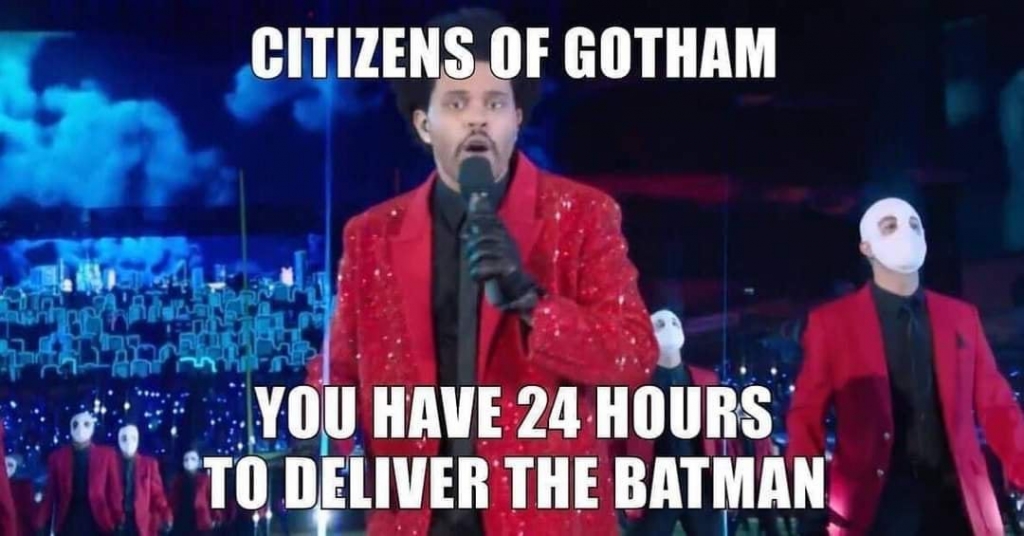 The Weeknd Super Bowl Meme - Citizens of Gotham