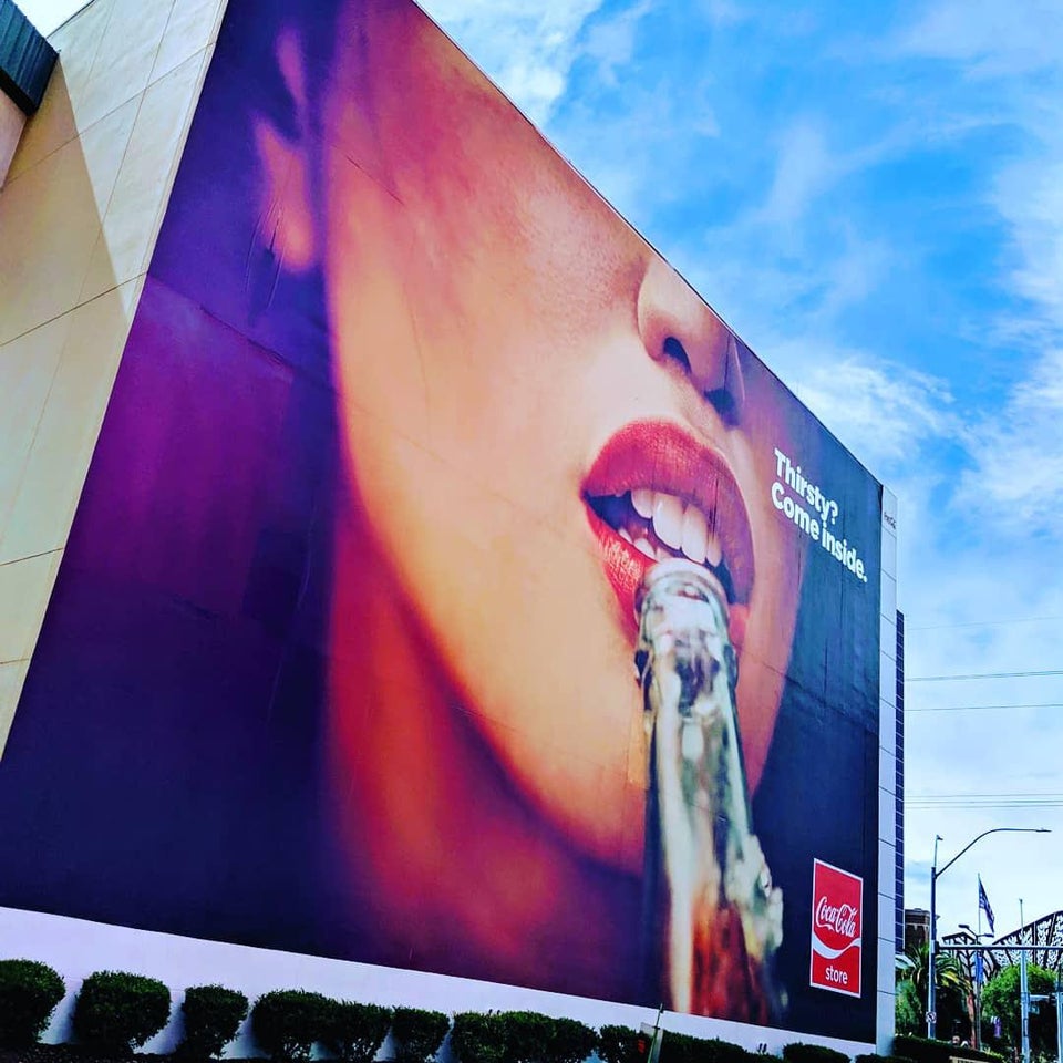 Coca Cola Ad - Las Vegas Store