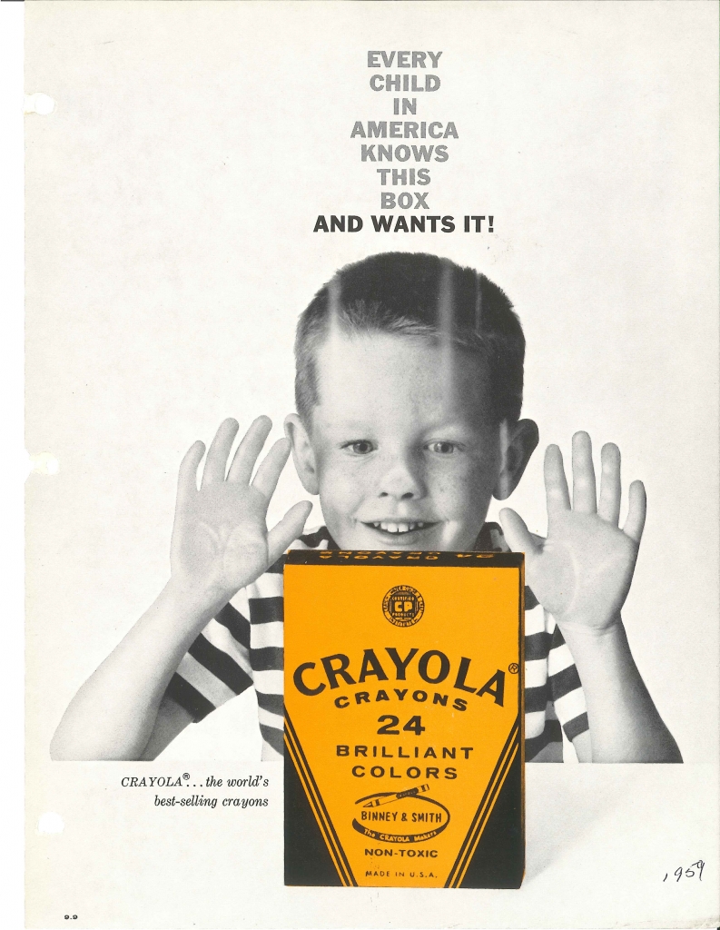Crayola Crayon Ad, 1959