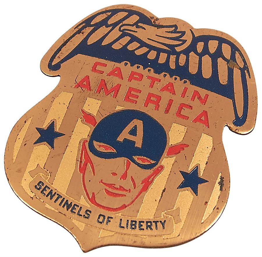 Captain America's Sentinels of Liberty Enamel Badge