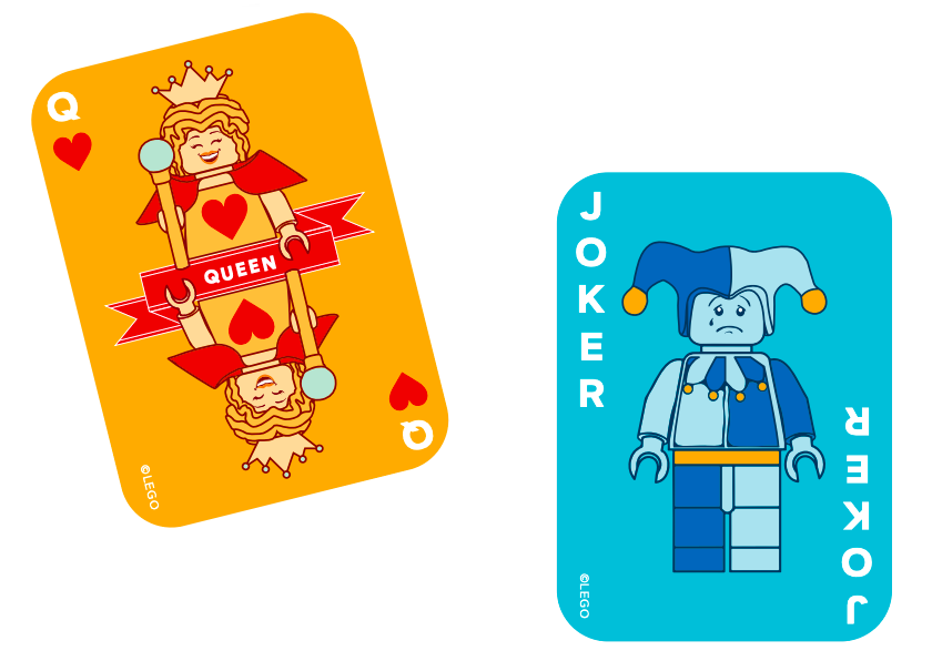 Lego Brick Playing Cards