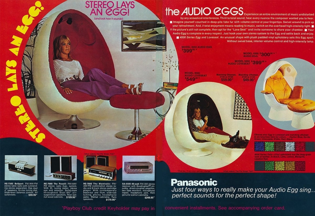 Panasonic Audio Eggs Ad, 1972