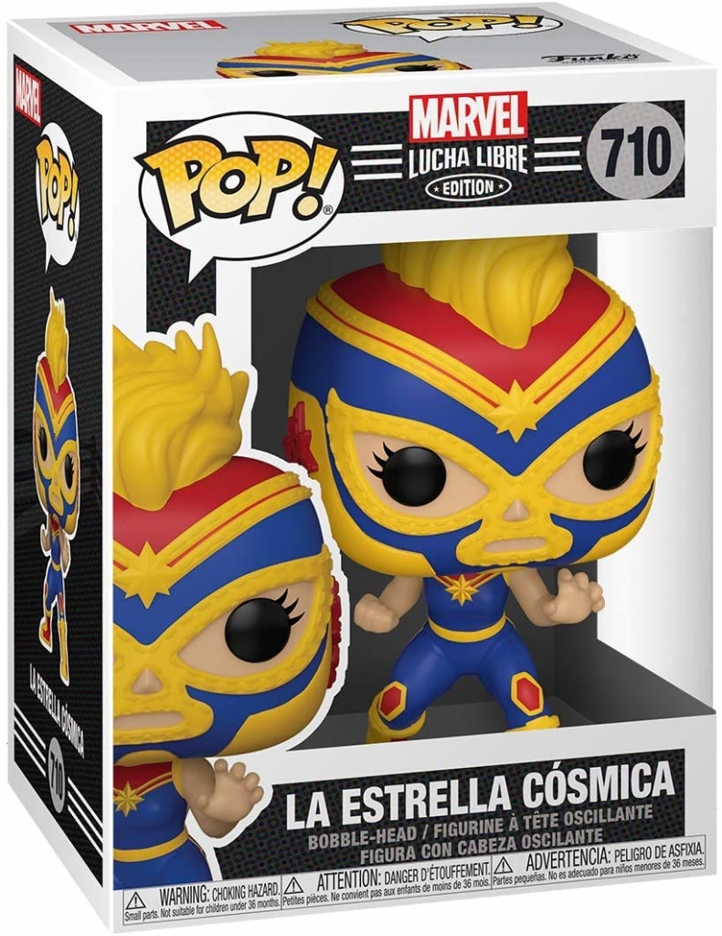 Funko Pop! Marvel Lucha Libre - Captain Marvel