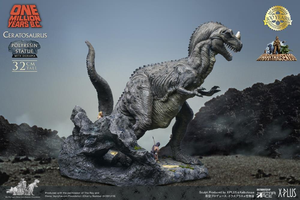 One Million Years B.C. - Ceratosaurus Statue