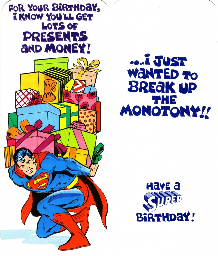 DC Comics Greeting Card - Superman