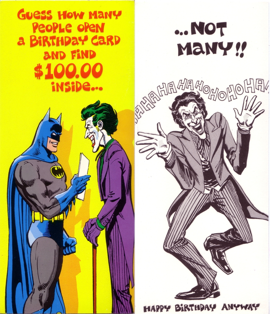 DC Comics Greeting Card - Batman and The Joker