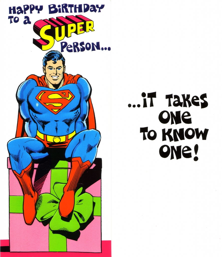 DC Comics Greeting Card - Superman