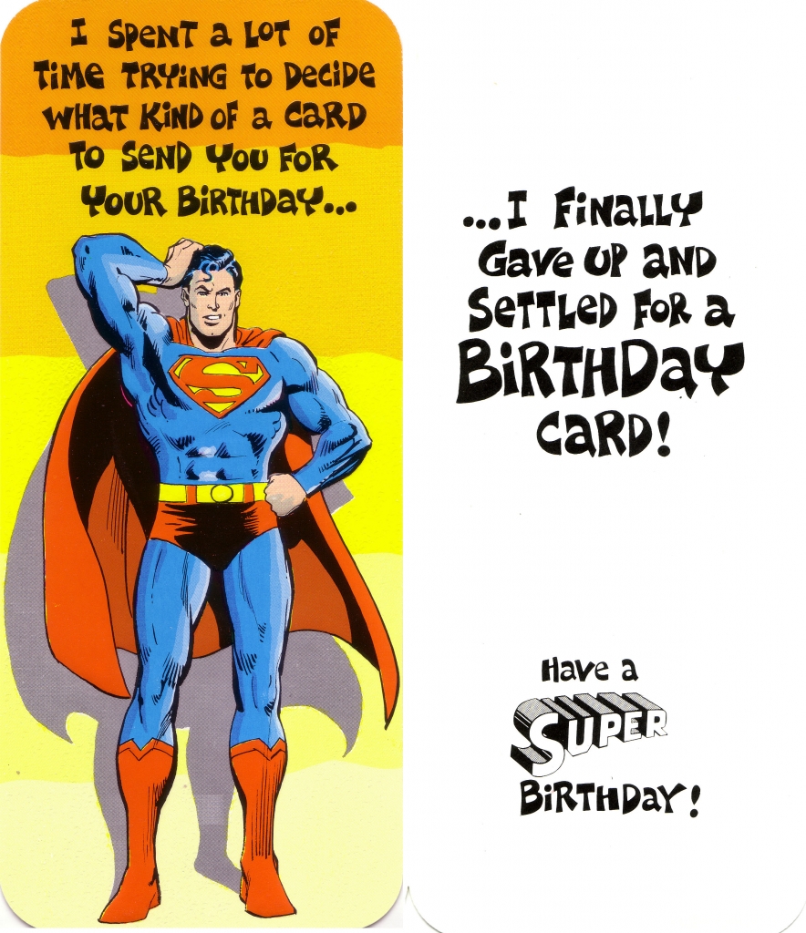 DC Comics Greeting Card - Superman