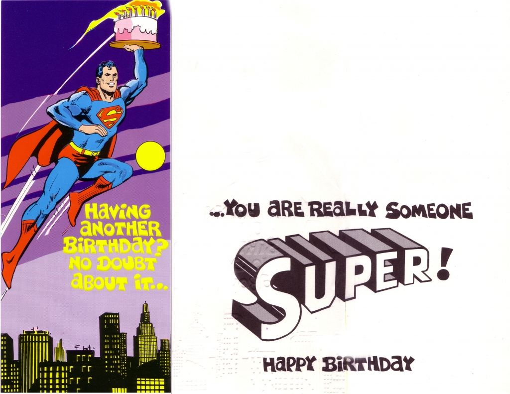 DC Comics Greeting Card - Superman