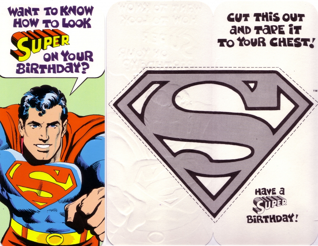 DC Comics Greeting Card - Superman