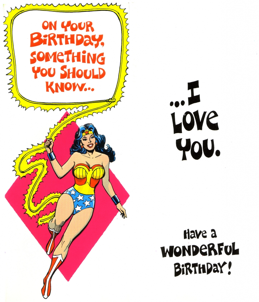 DC Comics Greeting Card - Wonder Woman