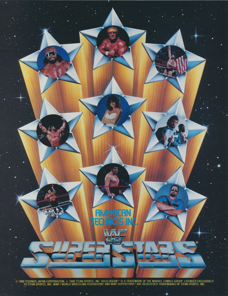 WWF Superstars Arcade Flyer, 1989