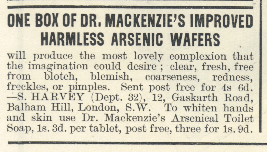 Dr. Mackenzie's Harmless Arsenic Wafers