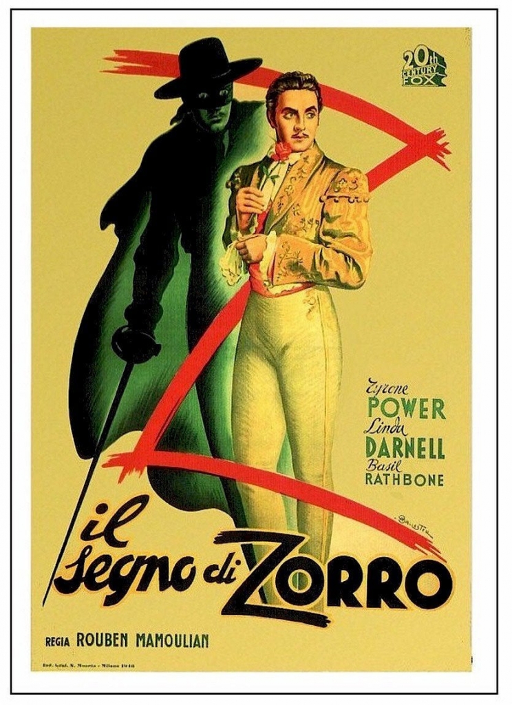 The Mark of Zorro (1940) Poster by Anselmo Ballester