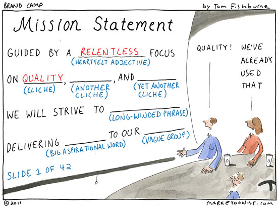 Mission Statement Comic