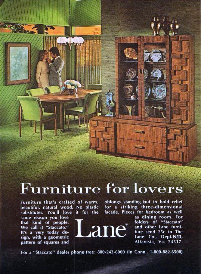 Furniture For Lovers, Lane Furniture Ad
