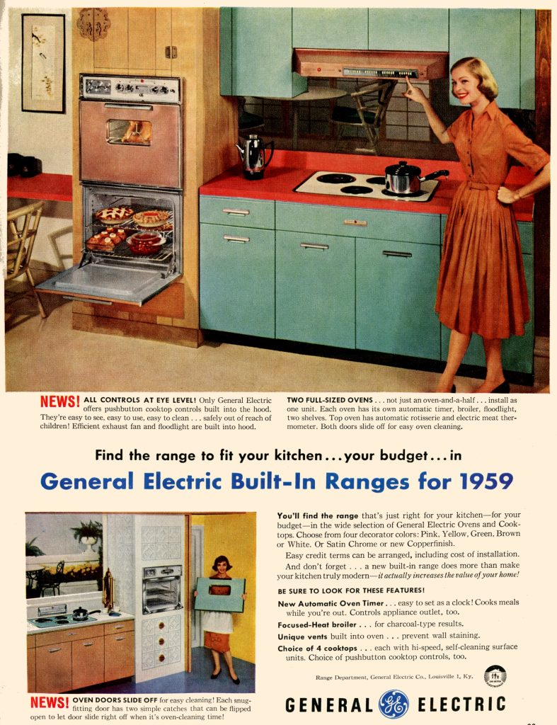 General Electric Ad, 1959: All Controls At Eye Level