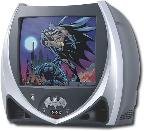 Kids Station Toys--Batman 13" Color TV with Remote Control