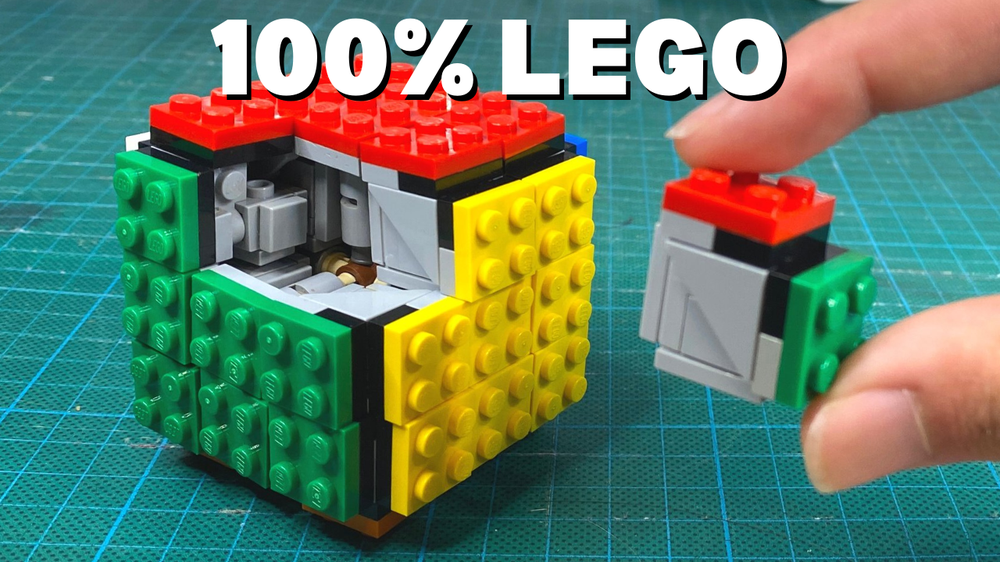 100% Lego Rubik's Cube