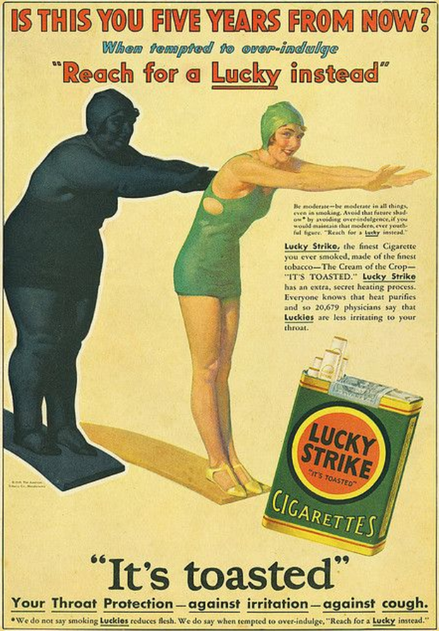 Lucky Strike Ad, 1930--Is This You Five Years From Now?