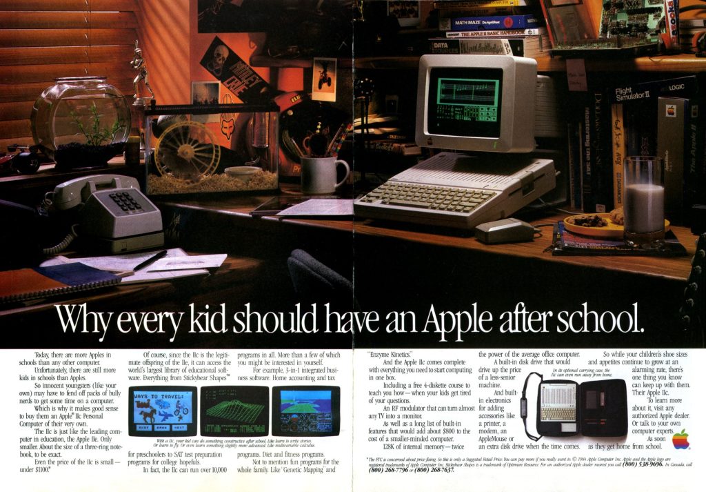 Apple IIc Ad, 1984