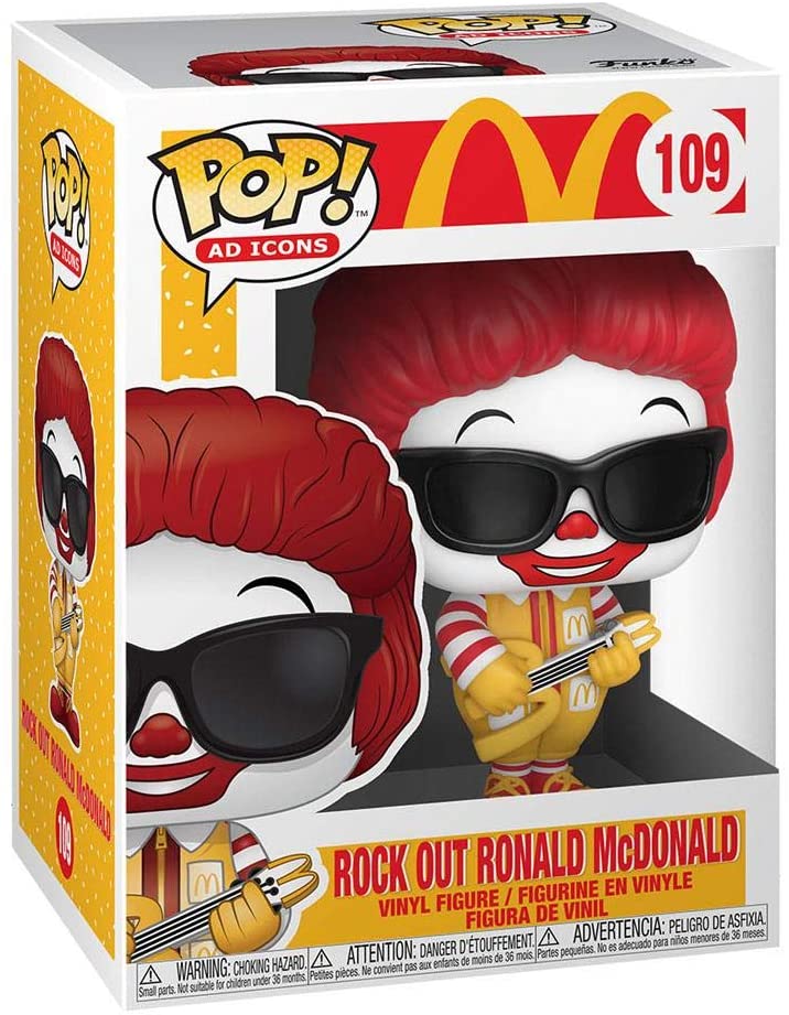 Funko Pop! Ad Icons McDonald's - Rock Out Ronald McDonald